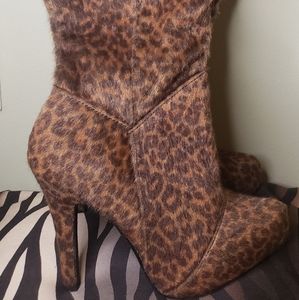 JustFab Leopard Long Boots 🐆👢
